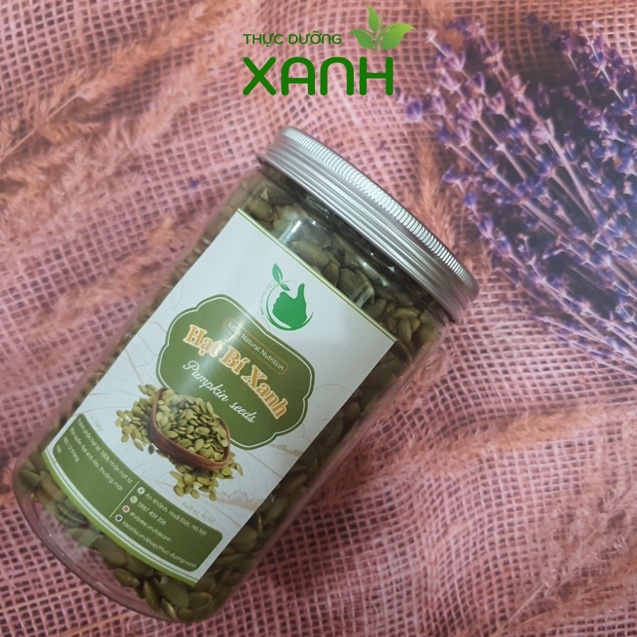 500Gr Nhân Hạt Bí Xanh Sấy Chín Nguyên Vị Nhập Khẩu Ấn Độ - Thực Dưỡng Xanh