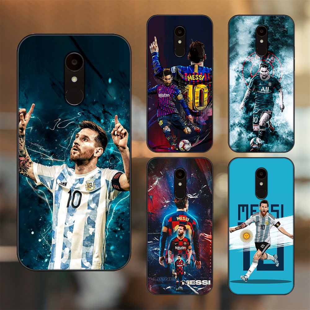 Ốp lưng Xiaomi Redmi 5 viền đen in hình Lionel Messi Barcelona PSG