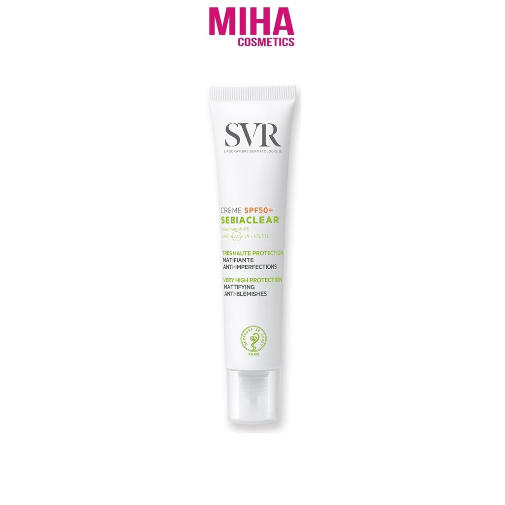 Kem Chống Nắng Làm Giảm Mụn SVR Sebiaclear Crème SPF50+ 40ml Pháp