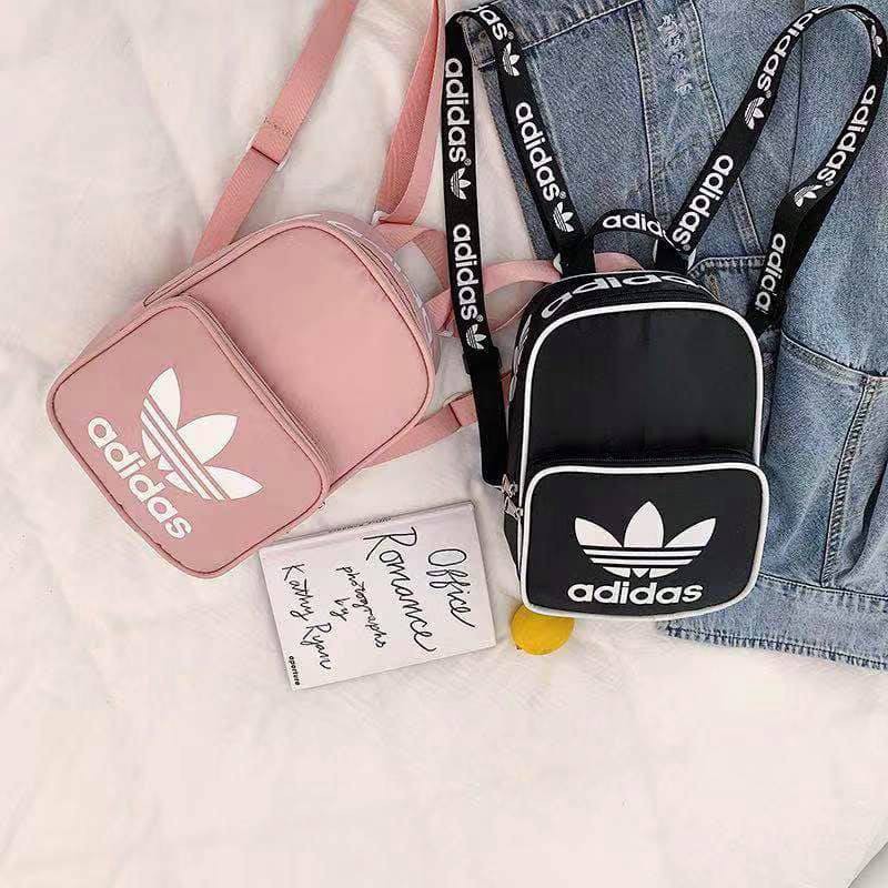 Balo mini ADIDAS xuất xịn vải dù in hoa văn hoạ tiết nhiều màu