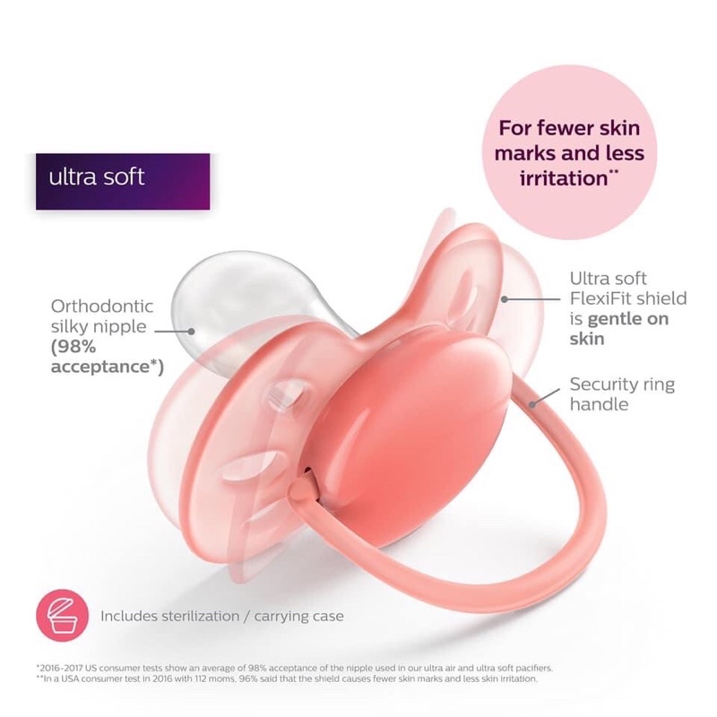 [Bill My]Ti giả Ultra Soft Philips AVENT 0-6m 6-18m