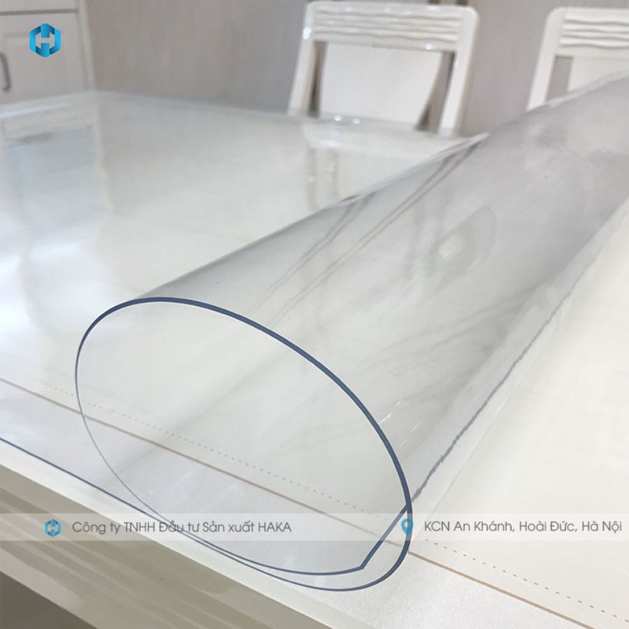 Tấm nhựa PVC làm khăn trải bàn, khổ rộng 1m4|  Cắt theo kích thước yêu cầu | Dai, dẻo, mềm, bền chắc, chống thấm nước