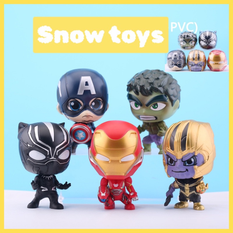 Mô hình Avengers Marvel DC - Spider man Venom , captain hulk , iron man , thor , người nhện - Trứng Gacha lắp ráp