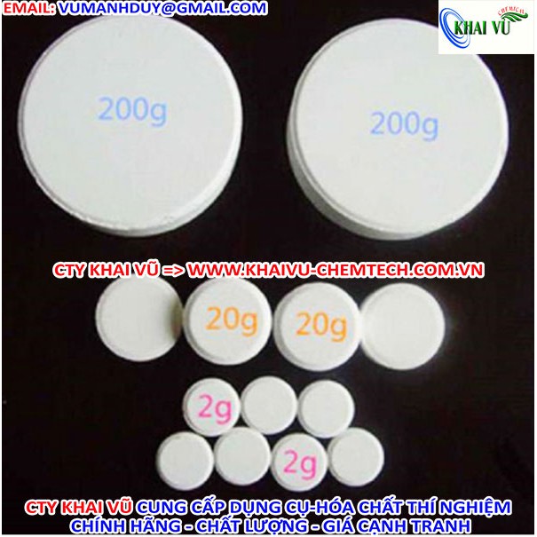 XÔ 5KG VIÊN CLO TCCA 90% VIÊN SỦI 2G KHỬ TRÙNG