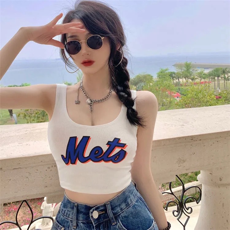 Áo yếm mini không tay gợi cảm / Đen / Trắng