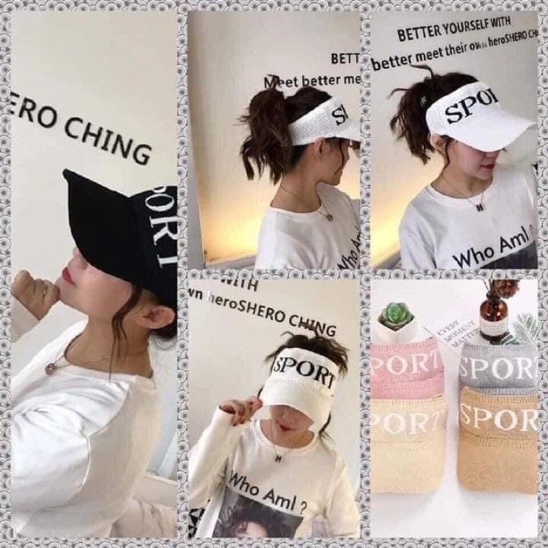 MŨ SOPRT NỬA ĐẦU - Mũ lưỡi trai nửa đầu