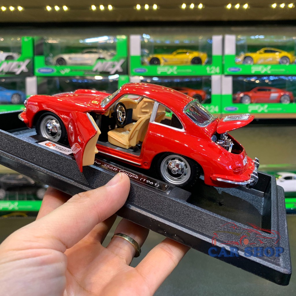 Xe mô hình Porsche 356B Coupe 1961 Tỉ Lệ 1:24 Của Hãng Burago