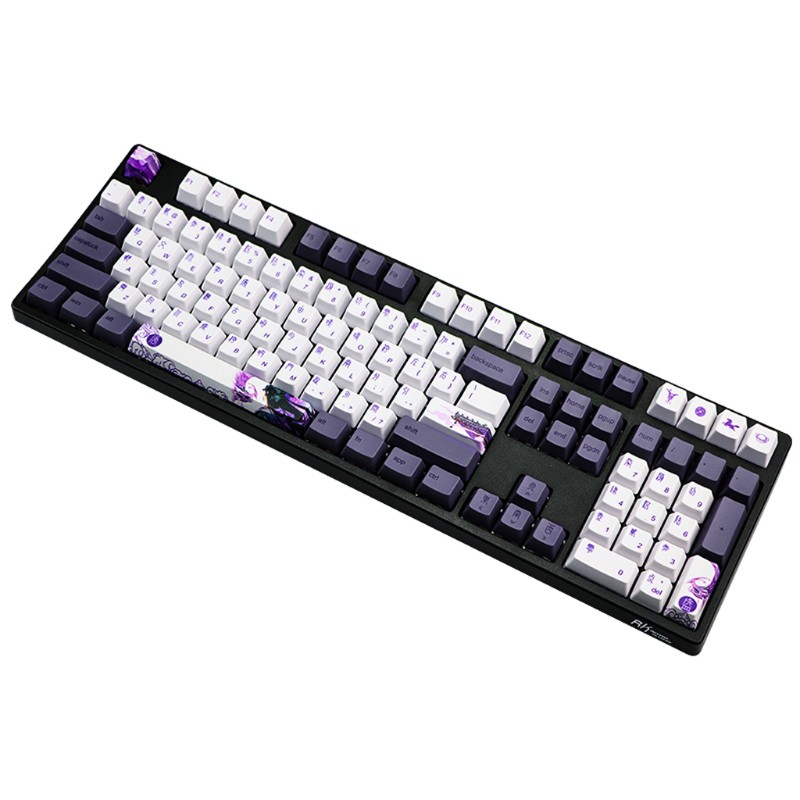 112 Keys Purple Datang Keycap PBT Sublimation Keyboard Keycaps OEM Profile GK61