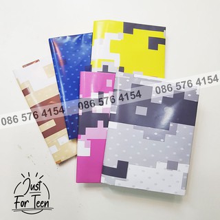 Giấy Bao Tập Pixel đủ màu unisex - Bọc vở học sinh họa tiết pixel 2D - Hình Thật, in theo yêu cầu
