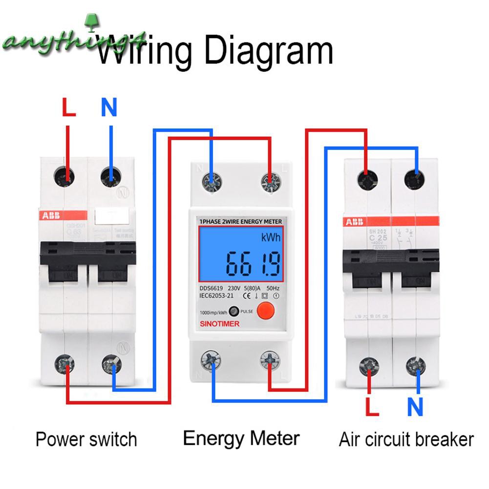 Thiết Bị Đo Công Suất Điện Tử Màn Hình Lcd