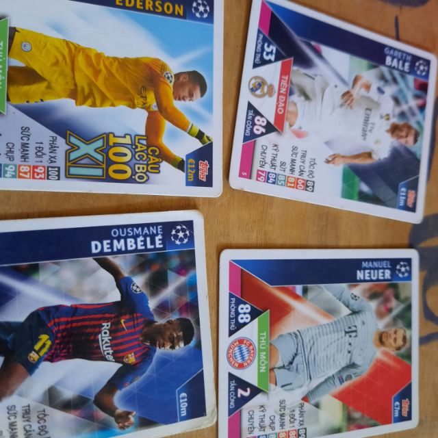 Bale, neuer, Ederson và Dembele