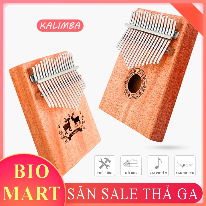 Đàn Kalimba 17 Phím - Đàn Kalimba Thumbs Piano Sử Dụng Ngón Tay - BIO89