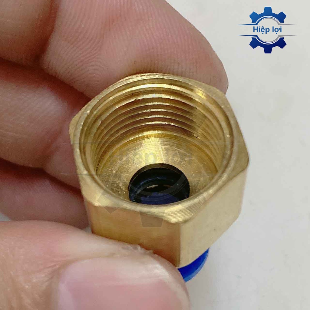 Nối khí nén 1 đầu ống 1 đầu ren trong PCF