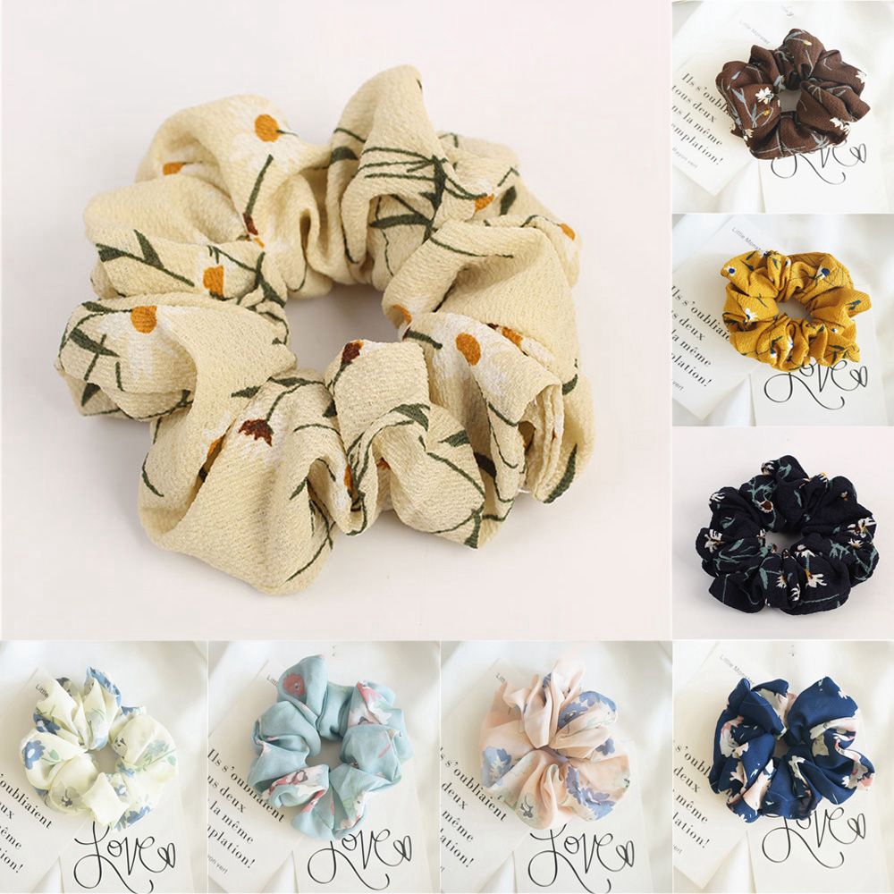 MIHAN1 Women Accessories Ring Ties Flower Floral Hair Band