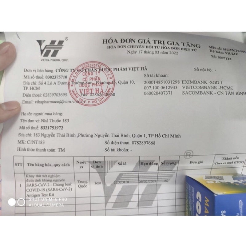 Bộ Test COVIDD-19 Nhanh Kháng Nguyên Tại Nhà - Bộ Test Nước Bọt Antigen, Công Nghệ Đức Độ Chính xác cực cao