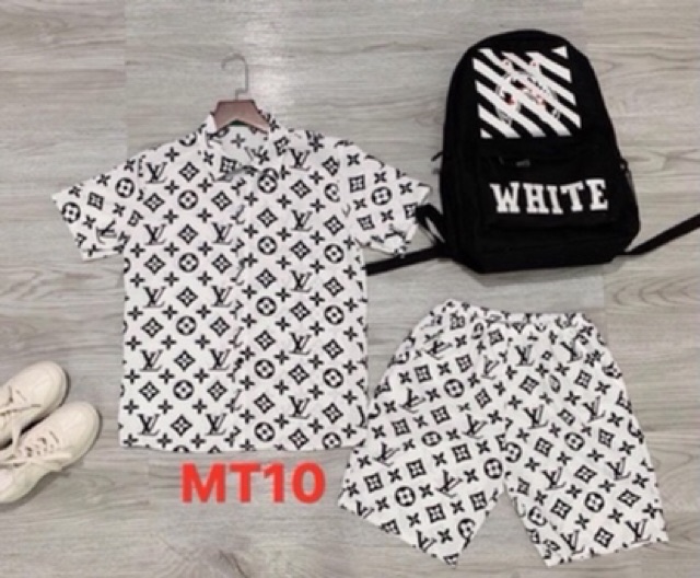 Bộ pizama chất kate thái nam nữ đều mặc được | BigBuy360 - bigbuy360.vn