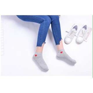 Tất trái tim cổ ngắn