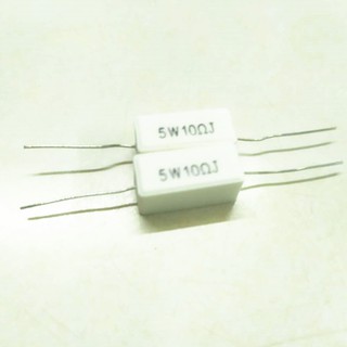 Điện trở sứ 5W10ohm 5 cái