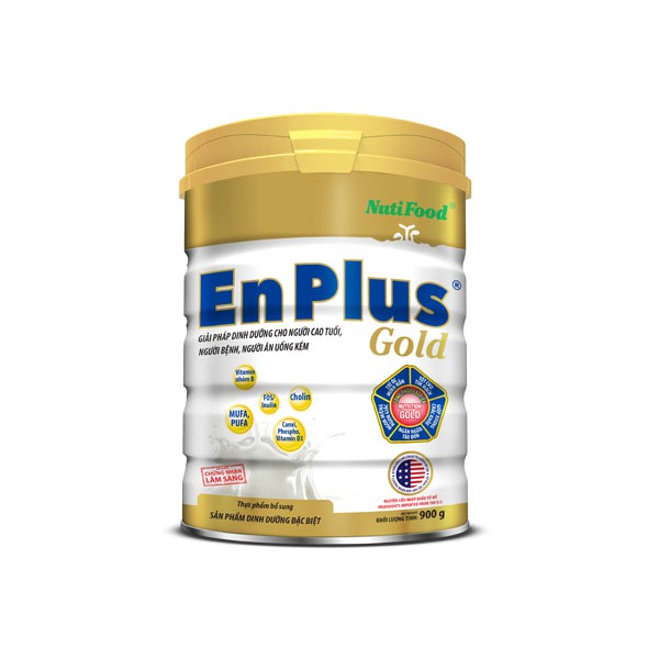 Sữa bột EnPlus Gold Nutifood lon 900g