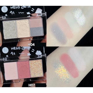 [HOLD LIVE] Bảng mắt 3 ô Hold Live Hello Smile (HL584)