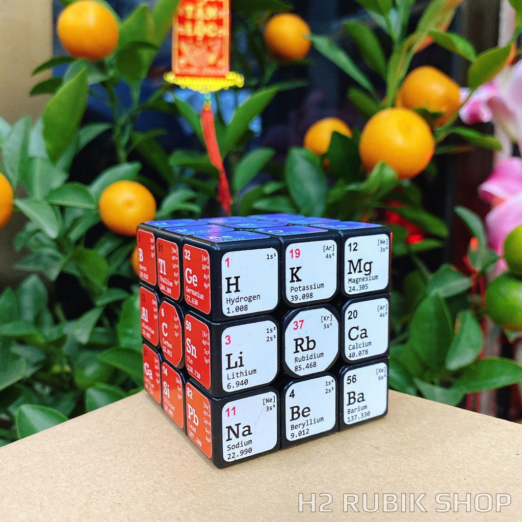 Rubik Hoá học bảng tuần hoàn nguyên tố siêu đẹp - Periodic Cube