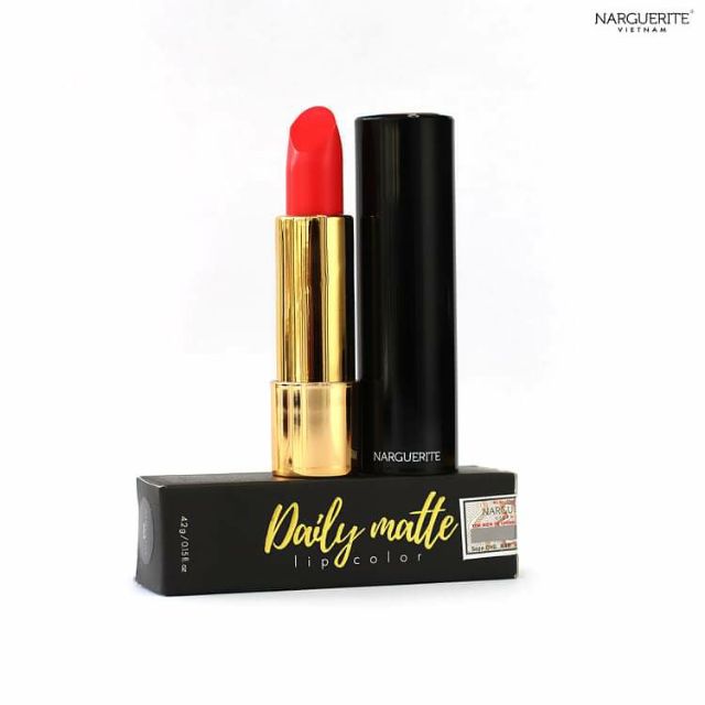 SON THỎI LÌ MÀU CAM CHÁY 01 CAROLINE LIPSTICK ( 4.2gr)