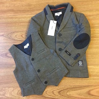 Set áo vest + gile Hugoboss