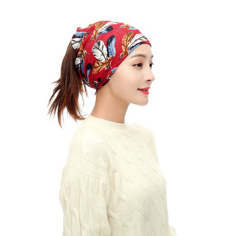 Mũ Turban Mỏng Thoáng Khí Phong Cách Hàn Quốc Thời Trang Xuân Thu Cho Nữ