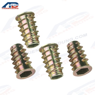 Ốc Cấy Gỗ Có Vành ( K VÀNH) M6x20[GỐI 50 CON]