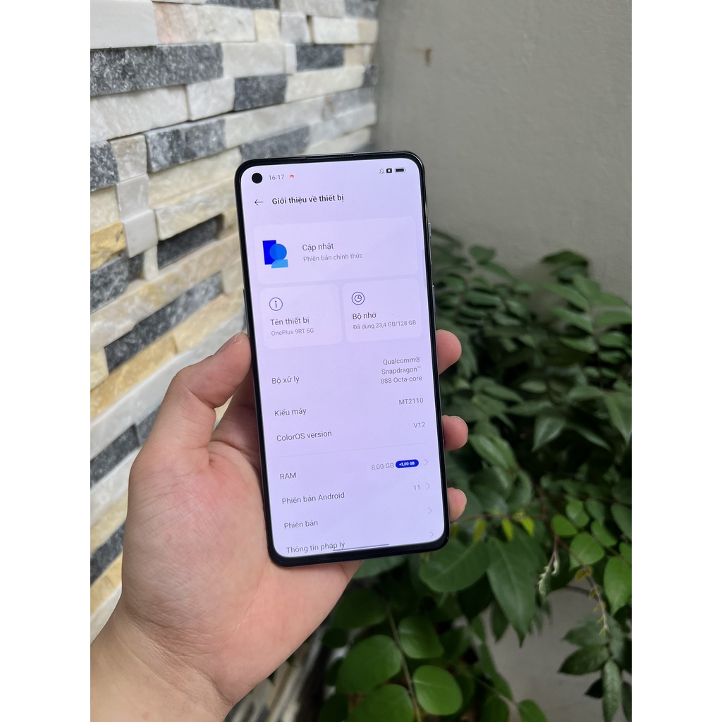 Điện thoại OnePlus 9RT Quốc Tế 2 Sim Likenew Fullbox / Snap 888/ 120HZ/ Hỗ trợ 5G