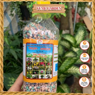 Phân bón NPK Tropi 15-15-15 chuyên cho cây cảnh và hoa