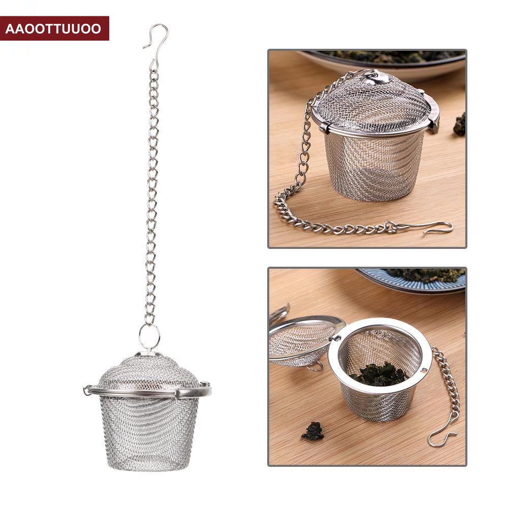 Dụng cụ lọc trà hình quả cầu đa năng bằng thép không gỉ