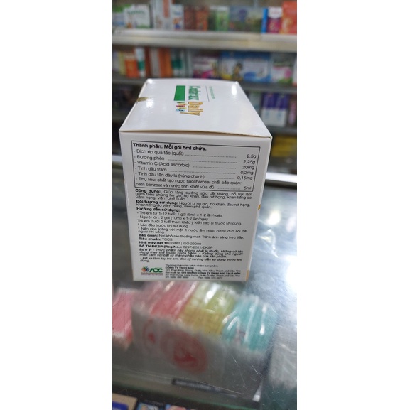 Mẫu mới CODATUX Daily syrup hộp 30 gói giúp giảm ho,tăng sức đề kháng