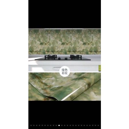 Giấy dán tường 5Mx60CM  vân đá MARBLE chịu nhiệt chống dầu mỡ TRÁNG_NHÔM