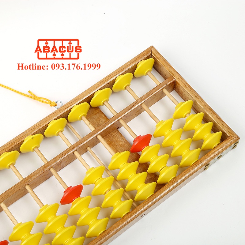 Bàn tính Soroban giáo viên 13 cột treo tường - Chuyên sỉ lẻ bàn tính gẩy cho bé học, mix màu và in logo theo yêu cầu