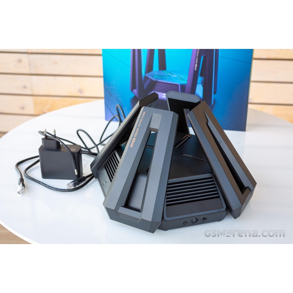 Bộ phát Wifi Router Xiaomi AX9000 AIoT - Wifi 6E nhanh nhất hiện nay - Mesh - 12 anten - 3 băng tần - 1000 thiết bị