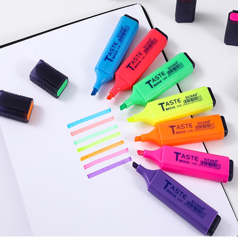 Bút Đánh Dấu Đầy Màu Sắc, Bộ highlighter