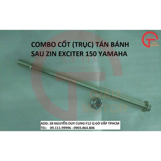 YAMAHA OD - BỘ CỐT (TRỤC) TÁN BÁNH SAU ZIN EXCITER 150 YAMAHA