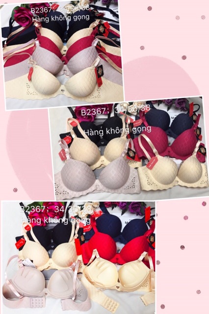 Áo ngực KO gọng , siêu nâng, đệm siêu dày B2367