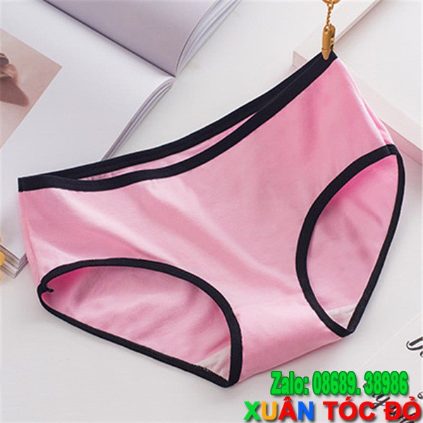 SỈ ZALO RẺ HƠN NHIỀU_ Quần Lót 11 Màu Cotton Xịn Viền Đen Mới M041 (Vải Tốt, Đường May Đẹp) | BigBuy360 - bigbuy360.vn