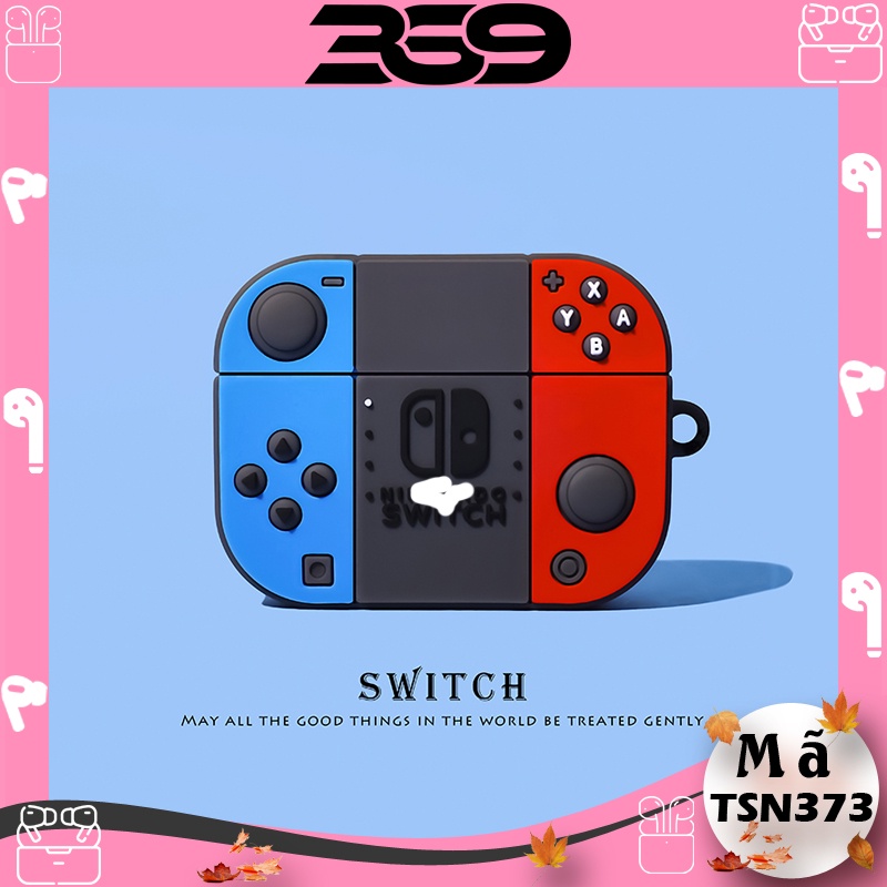 Ốp Airpods 1/2/3/Pro Nintendo, Case Airpods độc lạ - Mã TSN373