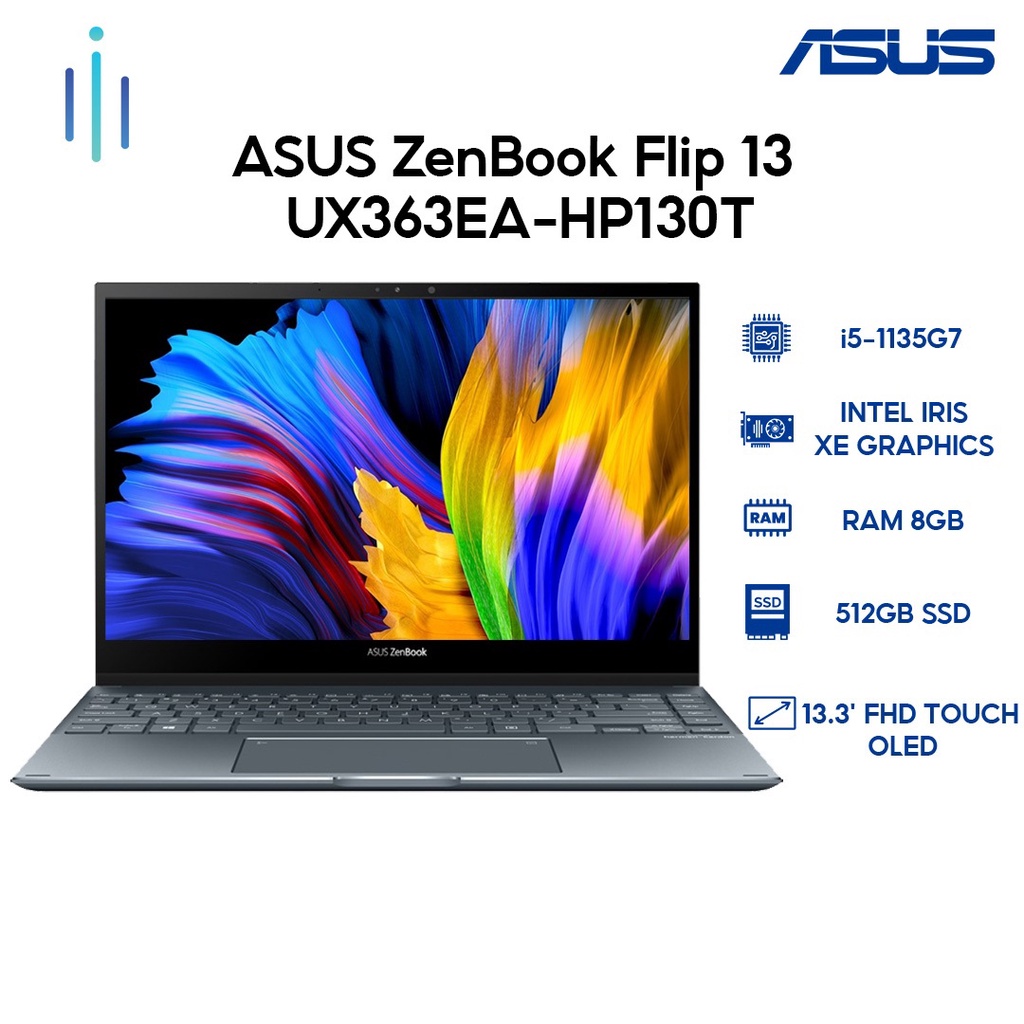 Laptop ASUS ZenBook Flip 13 UX363EA-HP130T i5-1135G7 | 8GB | 512GB | 13.3'' FHD Touch | W10