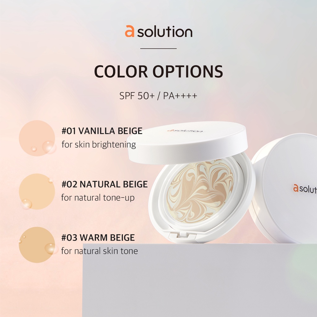 Kem che khuyết điểm A Solution làm sạch mụn SPF50+ PA++++ 12.5g