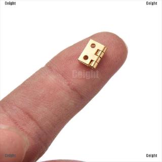 Set 10 bản lề mini bằng kim loại với tỷ lệ 1 / 12 dùng để trang trí nội thất