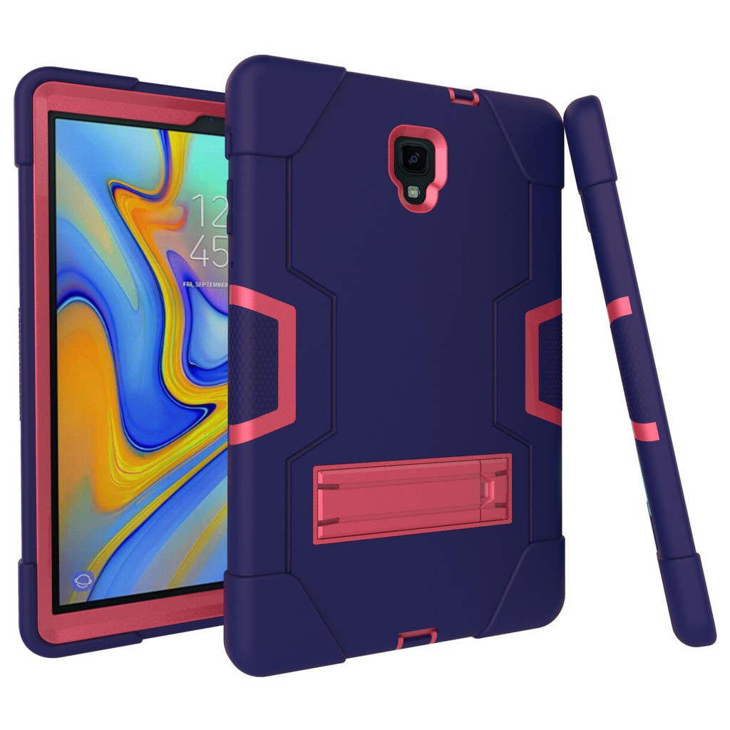 Samsung Galaxy Tab A 10.5 2018 SM-T590 T595 T597 multiple protection heavy armor case with bracket hit color tablet cover