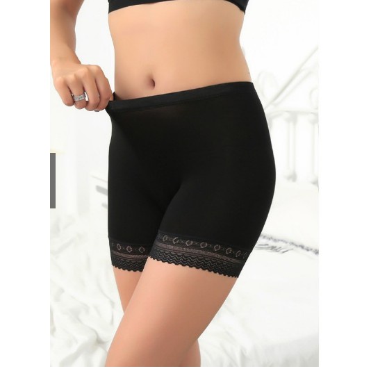 Hàng hót mới về - Quần đùi váy pha ren chất cotton