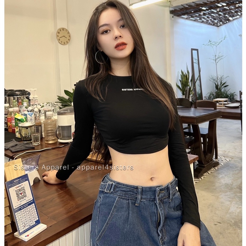 ÁO CROP SIS LAI BẦU-AC003