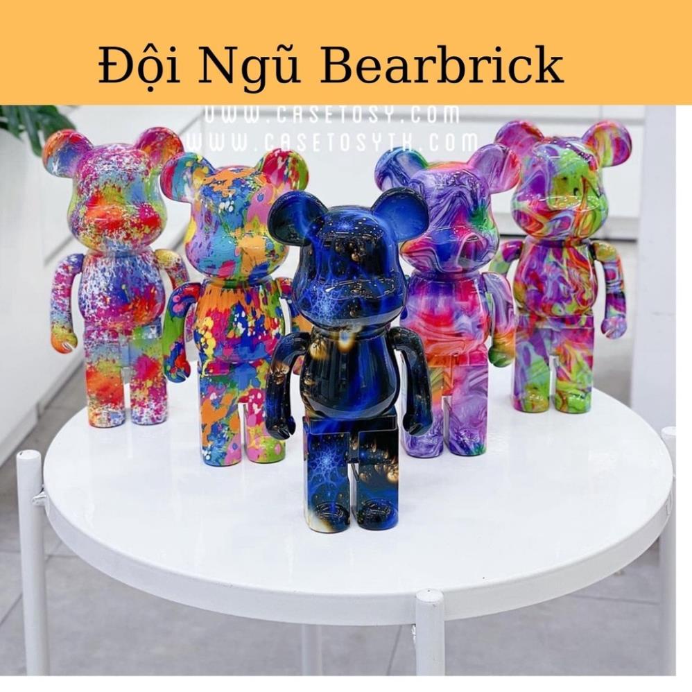[Thanh lý xả kho] Loa Bluetooth Gấu Bearbrick Di Động Nhỏ Gọn Âm Thanh Đỉnh Màu Sắc Cá Tính
