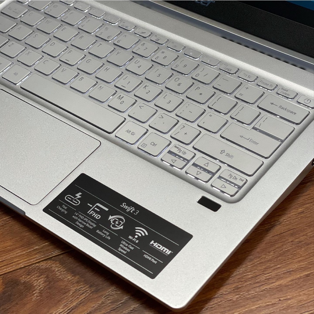 Acer Swift SF314 Ryzen5 4500U 8G SSD 512G AMD 14FHD 1.3kg led KB Finger Pin 11H New Outlet | BigBuy360 - bigbuy360.vn