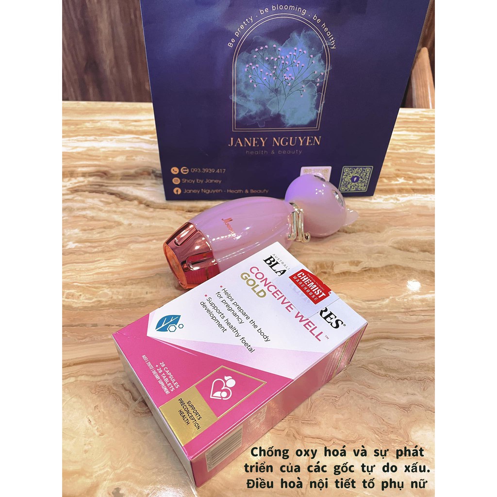 Blackmore Conceive Eell Gold 56v VIÊN UỐNG TĂNG KHẢ NĂNG THỤ THAI (Mẫu mới)